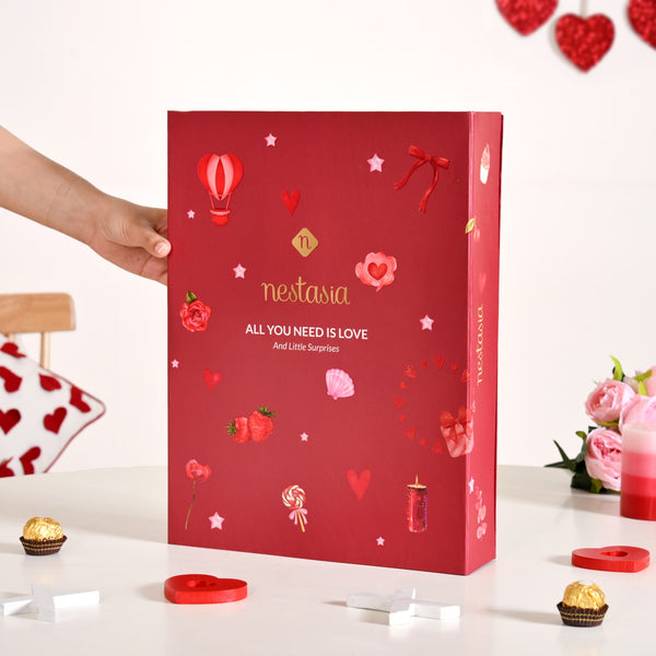 All You Need Is Love Valentine's Day Surprise Gift Box With 12 Gifts