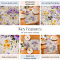 Valley Of Spring 8 Seater Table Runner 269x36cm