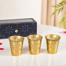 Vanilla Fragrance Candle Jar Set Of 3 In Gift Box