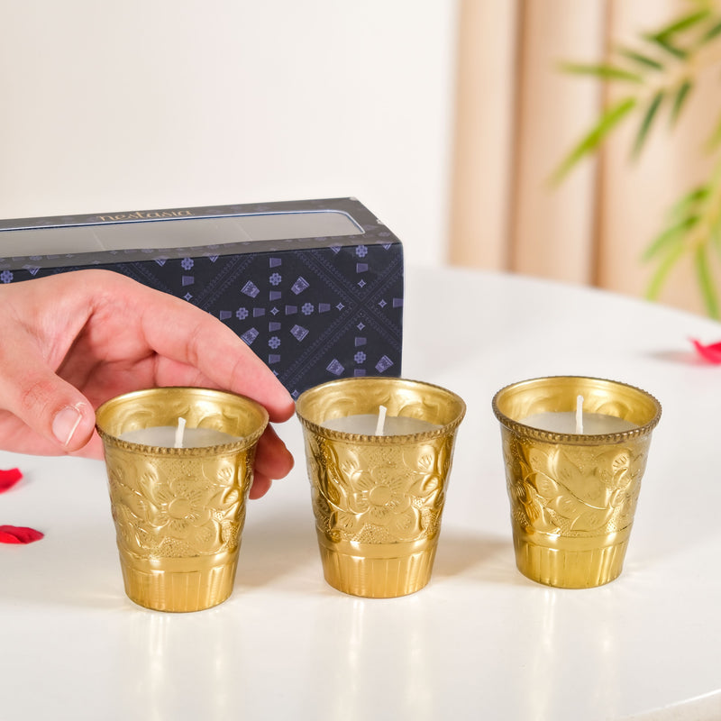 Vanilla Blossom Candle Set Of 3