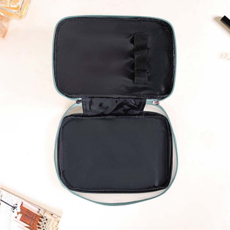 Trendy Makeup Bag For Women Mint Green