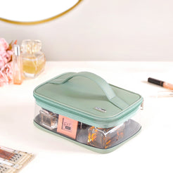 Trendy Makeup Bag For Women Mint Green