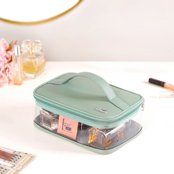 Trendy Makeup Bag For Women Mint Green