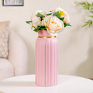 Tall Ceramic Flower Vase Soft Pink