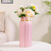 Tall Ceramic Flower Vase Pink