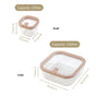 Vento Food Container With Airtight Silicone Lid Set Of 5 220ml 1320ml Brown