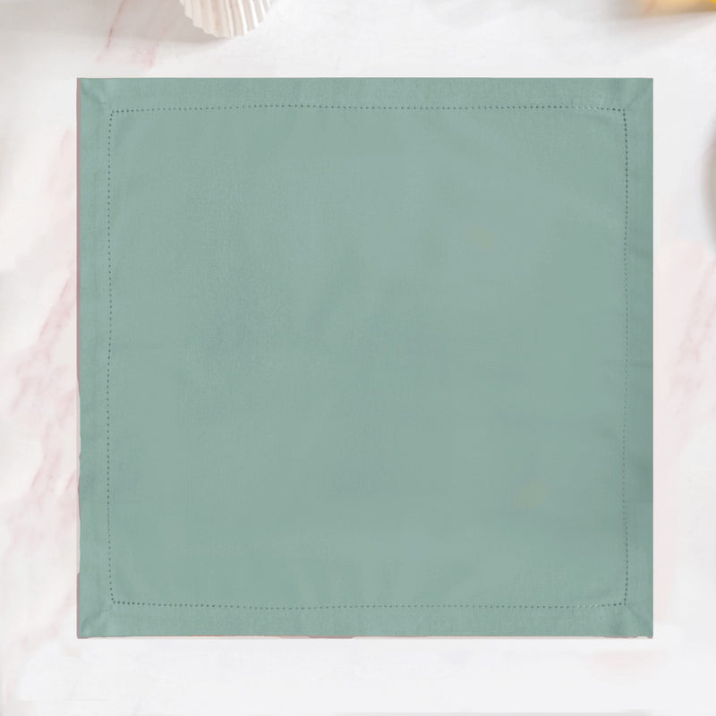 Ventosa Premium Cotton Hemstitched Dinner Napkins Set Of 6