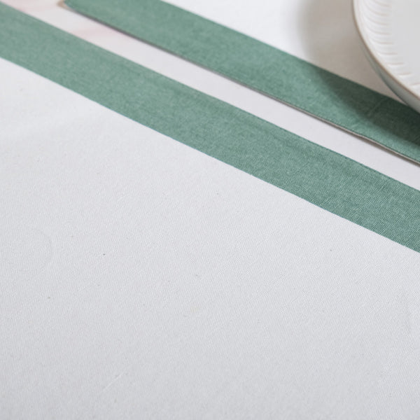Ventosa Floral Embroidered Table Placemat Set Of 6 In Teal