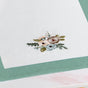 Ventosa Pure Cotton Table Runner In Pastel Teal