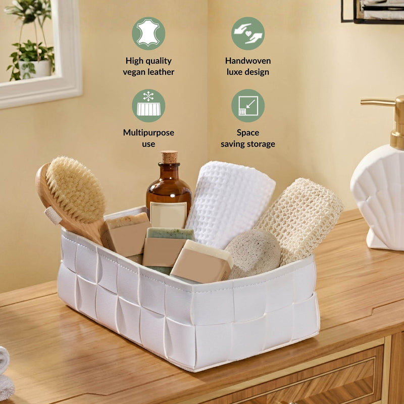 Versatile Storage Basket White