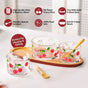 Very Cherry Platter With Spoon Set Of 6