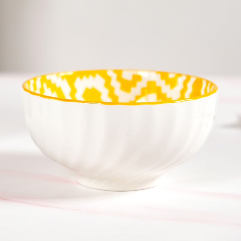 Vibrant Charm Ceramic Soup Bowl Set Of 6 300ml