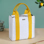 Vibrant Checkered Lunch Bag