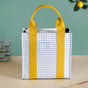 Vibrant Checkered Lunch Bag