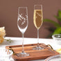 Vinea Etched Champagne Glass Set Of 2 180ml