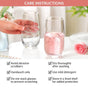 Vinea Etched Tall Glass Tumbler Set Of 2 520ml