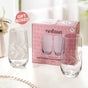 Vinea Etched Tall Glass Tumbler Set Of 2 520ml
