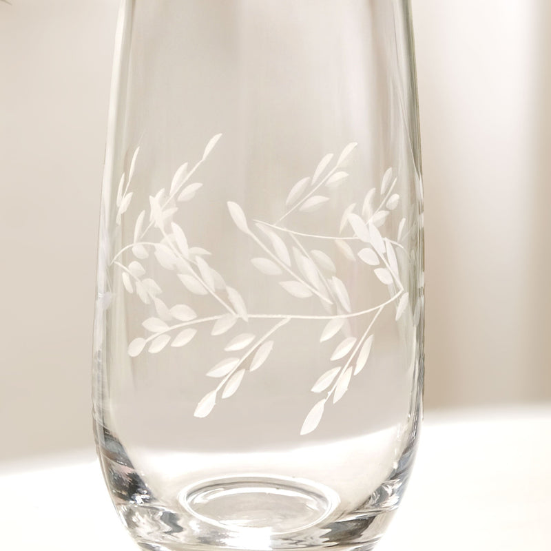 Vinea Etched Tall Glass Tumbler Set Of 2 520ml