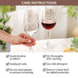Vinea Etched Wine Glass Set Of 2 460ml