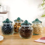 Vintage Basket Weave Jar Set Of 4 750ml