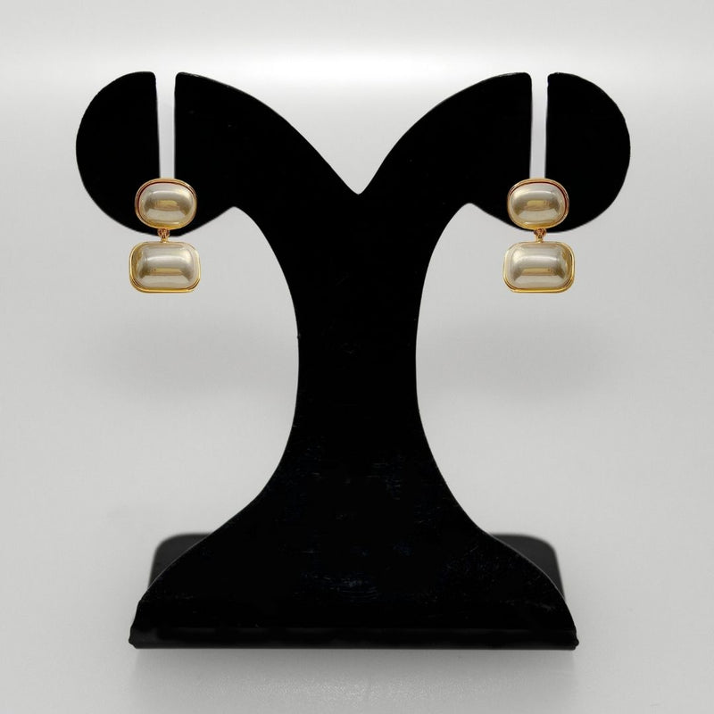 Vintage Ethereal Earrings Beige