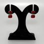 Vintage Ethereal Earrings Red