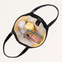 Vintage Rattan Webbing Handbag With Black Handles
