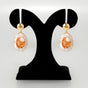Vintage Rose Dangle Earrings