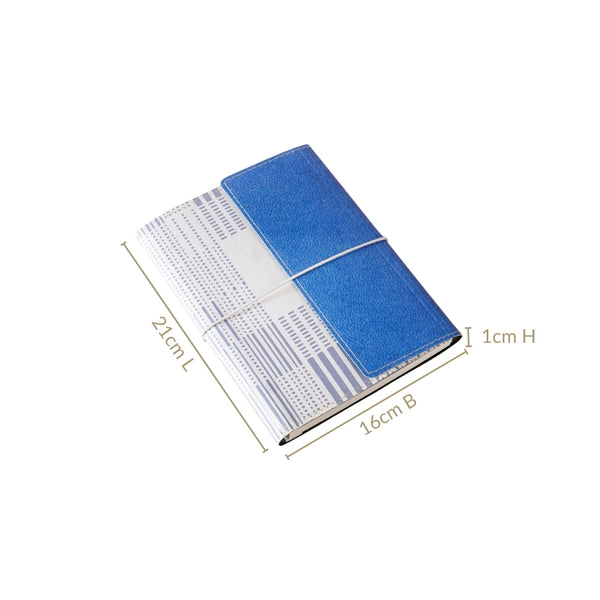 Vintage Style Spiral Blue Notebook