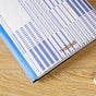 Vintage Style Spiral Blue Notebook