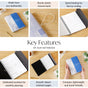 Vintage Style Blue Notebook