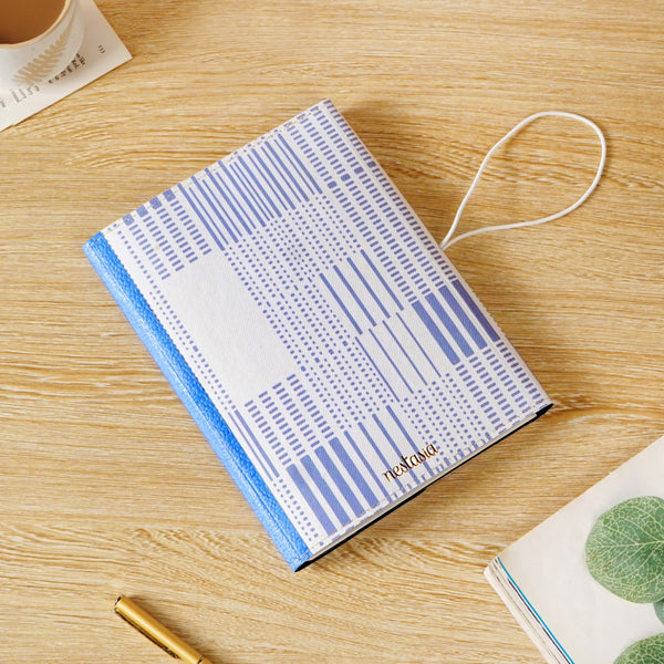 Vintage Style Spiral Blue Notebook
