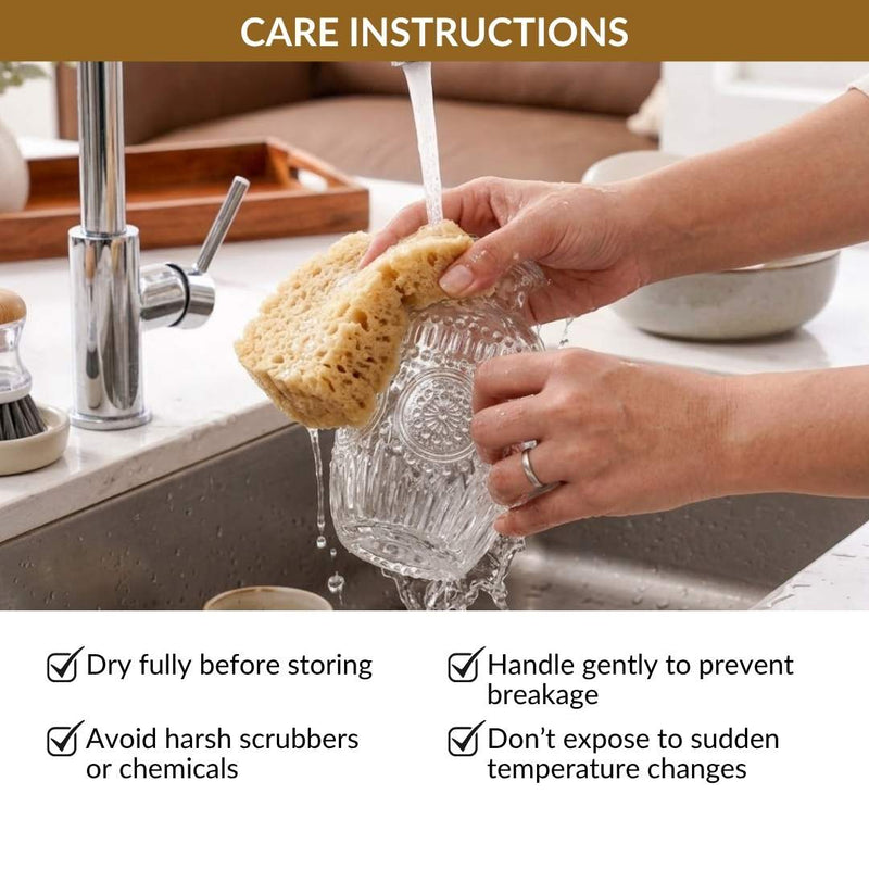 Vintage Bedside Carafe Gift Set Of 2