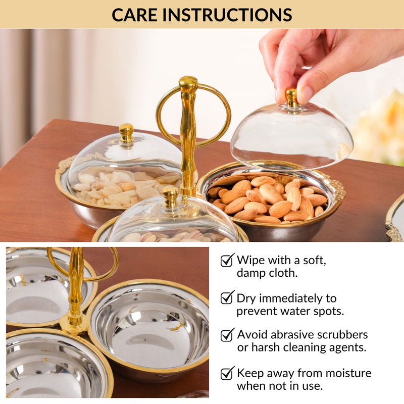 Vintage Condiment Bowl Set