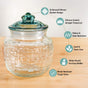 Vintage Basket Weave Jar Set Of 4 750ml