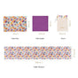 Viola Linen Table Napkins, Mats And Runner Set