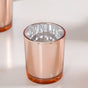 Home Decor Reflective Tealight Holders Set Of 4 Pink