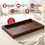 Scallop Rim Nero Platter Rectangle 41x25cm