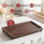 Wooden Nero Serving Platter Rectangle 35x25cm