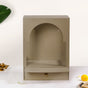 Wall Mountable Engineered Wood Mandir For Home 30x17x42cm