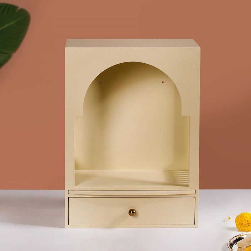 Wall Mountable Mandir For Home And Office 30x17x42cm