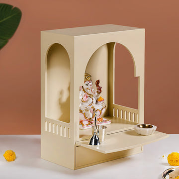 Wall Mountable Mandir For Home And Office 30x17x42cm