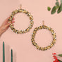 Wall Hanging Pearl Wreath Set Of 2 8 Inch