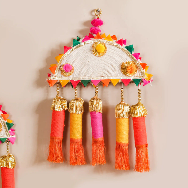 Multicolour Decorative Wall Hanging Set of 2