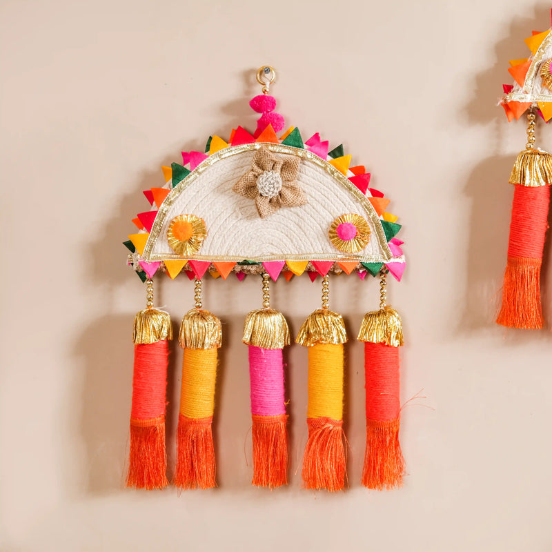 Multicolour Decorative Wall Hanging Set of 2