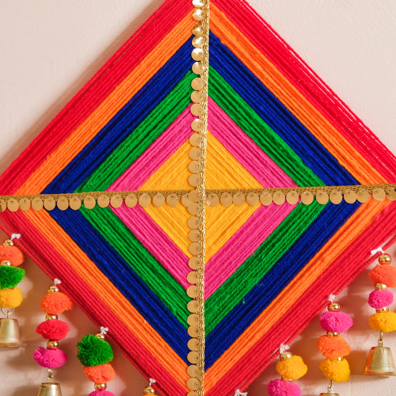 Traditional Organic Wall Hanging Set of 2