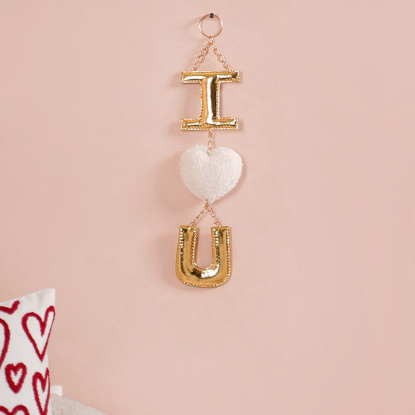 Valentine Wall Hanging White Set Of 2 14 Inch