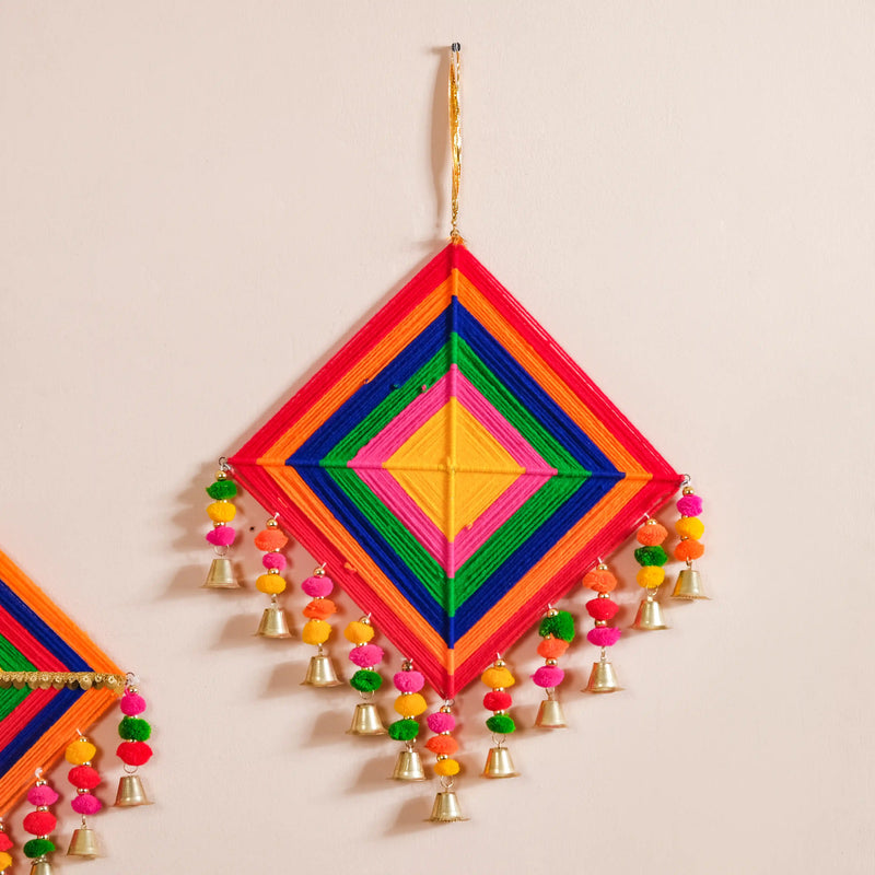 Traditional Organic Wall Hanging Set of 2
