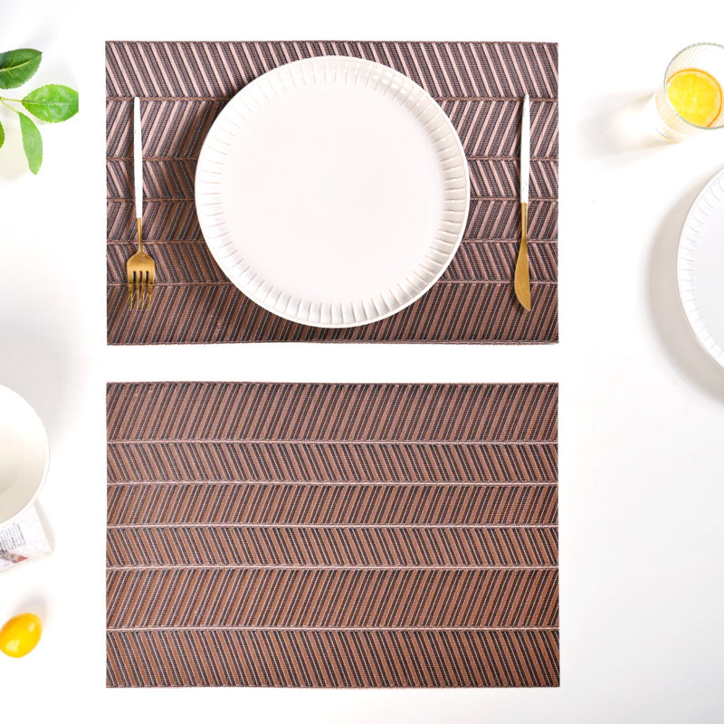 Walnut Weave Placemat Set Of 6