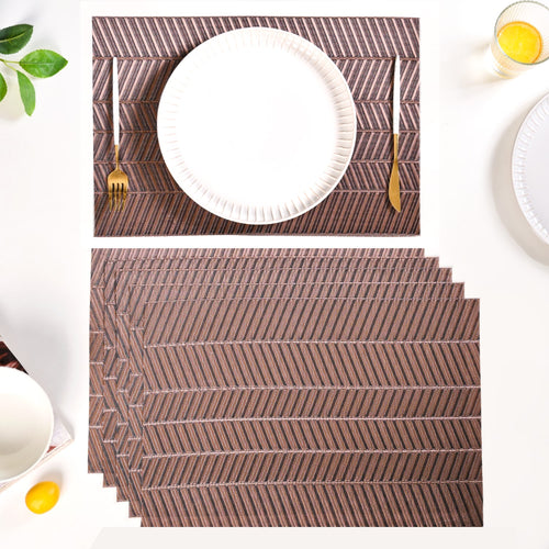 Walnut Weave Placemat Set Of 6